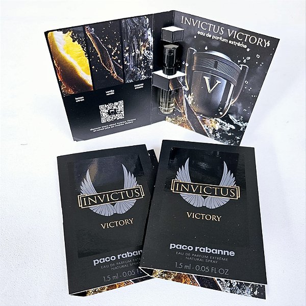 Flaconete Invictus Victory Paco Rabanne Eau de Parfum - Perfume Masculino - 1.5 ml - Original