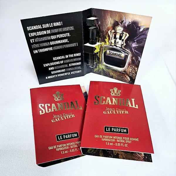 Flaconete Scandal Pour Homme - Jean Paul Gaultier - Perfume Masculino - Eau de Parfum- 1.5ml - Original