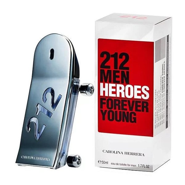 Perfume 212 Heroes - Carolina Herrera - EAU de Toilette - Perfume Masculino - 90 ml