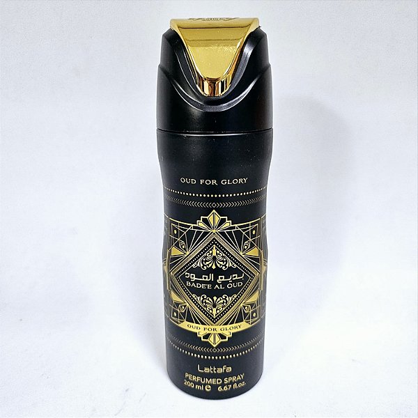 Bade'e Al Oud for Glory - Perfume Masculino Árabe em Aerosol - 200ml - Original