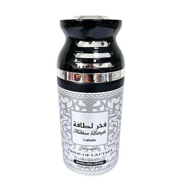 Desodorante Spray Perfume Fakhar Black Concentrado - Lattafa - Masculino - 250ml