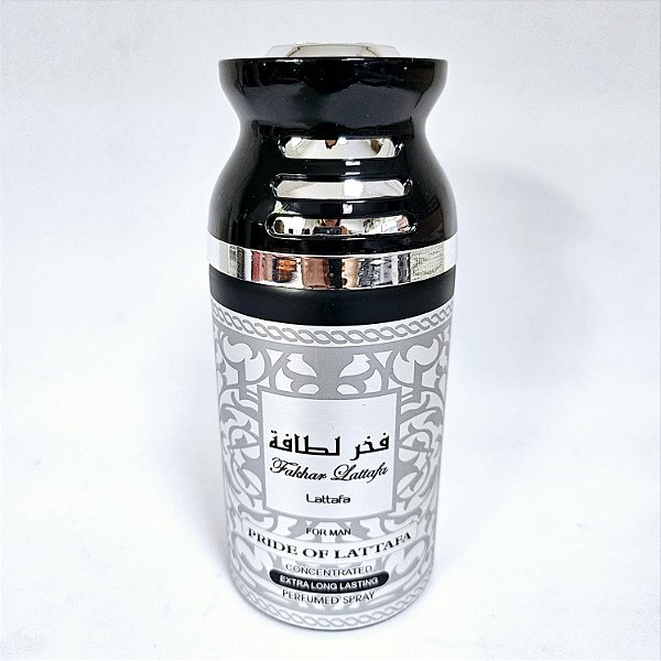 Desodorante Spray Perfume Fakhar Black Concentrado - Lattafa - Masculino - 250ml