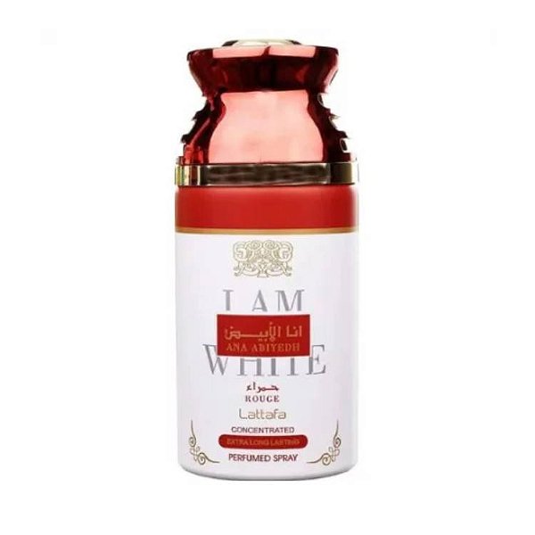 Lattafa I Am White Rouge Ana Abiyedh Extra Long Body Spray - 250 ml