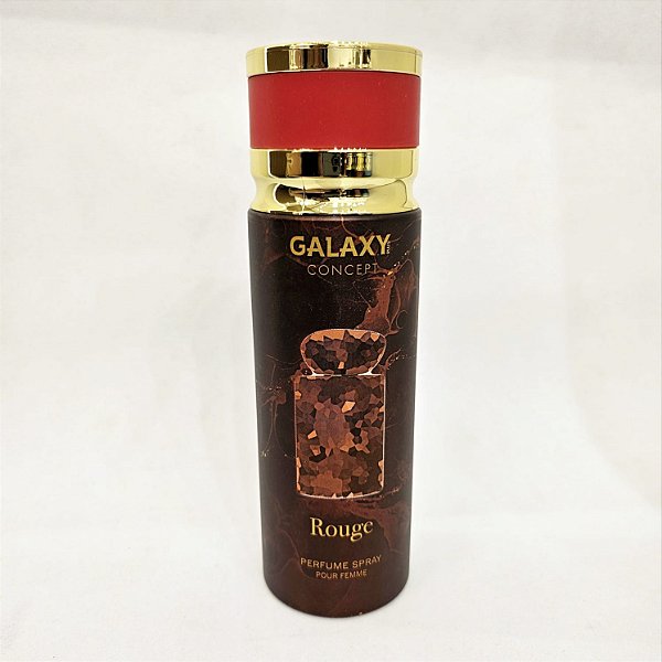 Spray Corporal Perfumado Galaxy Concept Rouge Feminino 200ml