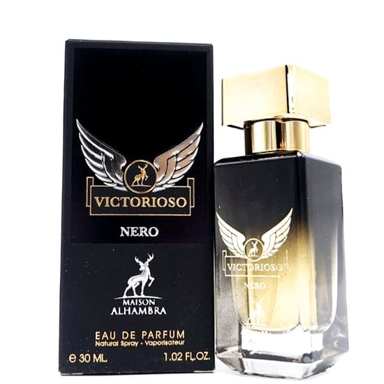 Victorioso Nero Eau De Parfum 30 ML Masculino Inspiração Invictus Black