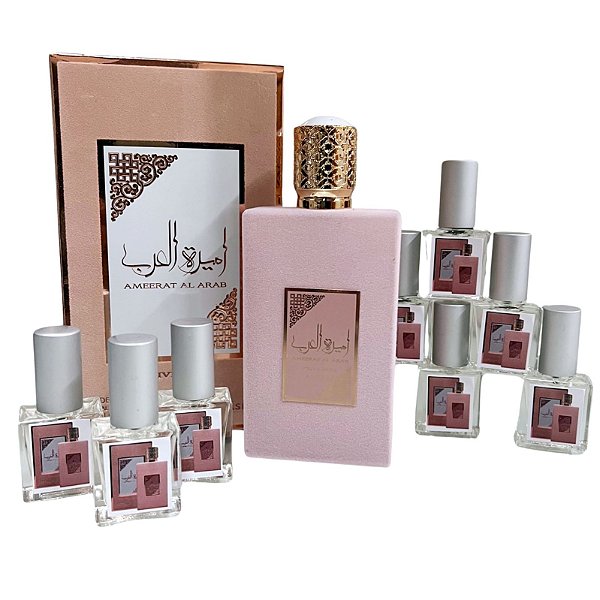1199 - Decant 9ml Original - Ameerat Al Arab Prive Rose - Asdaaf - Perfume Feminino - EAU de Parfum