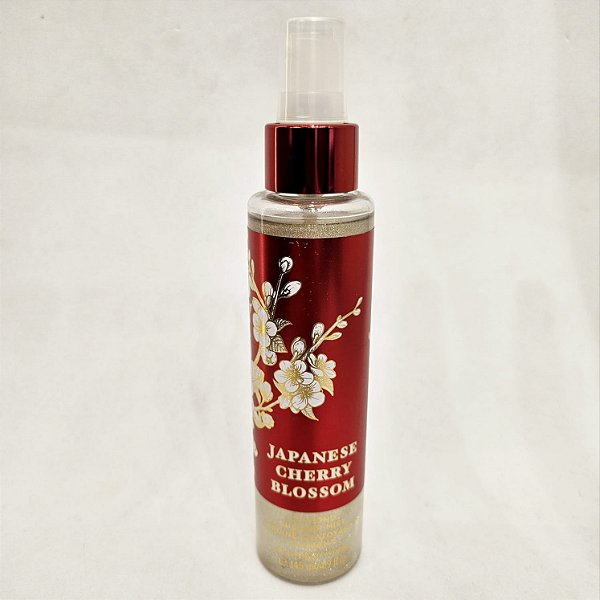 Body Splash – Japanese Cherry Blossom (shimmer) com brilho- Bath & Body Works- 145ml