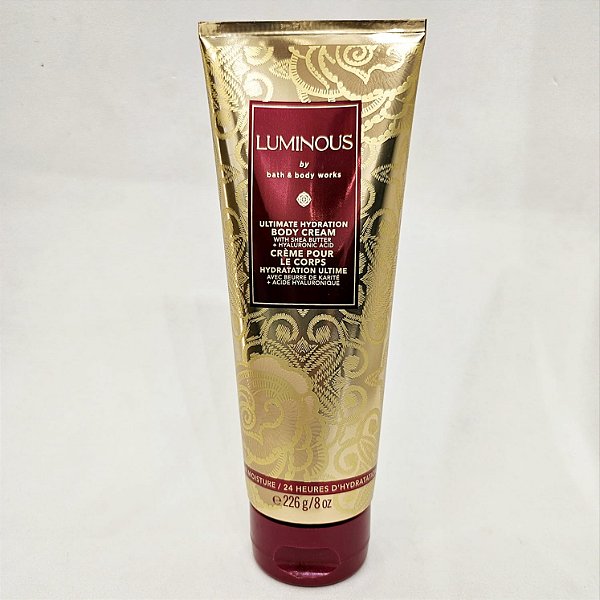 Creme Ultra Hidratante Bath & Body Works Luminous 226g