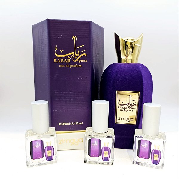 1272 - Decant 9ml Original - Rabab Gems - Zimaya - Perfume Unissex - EAU De Parfum