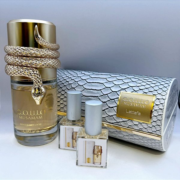 1185 - Decant 9ml Original - Musamam White Intense - Lattafa - Perfume Feminino - EAU de Parfum Intense