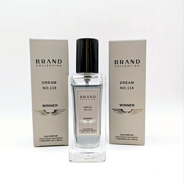 Brand Collection 116 Winner - Perfume Masculino 30ml (Ref. Olfativa Invictus)