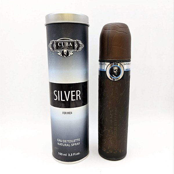 Cuba Perfume  Silver 100ml Original-Silver Scent