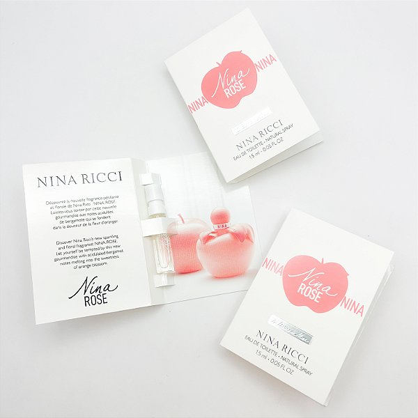 Flaconete Nina Rose Nina Ricci- Perfume Feminino - EDT - 1,5 ml - original