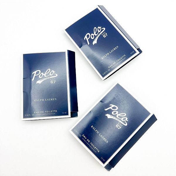 Flaconete Polo Est 67 Ralph Lauren - Perfume Masculino - EDT - 1,2 ml - original