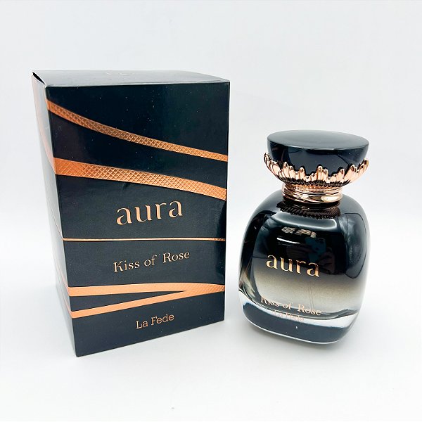 Perfume Aura Kiss Of Rose - La Fede - Khadlaj - Eau de Parfum - Perfume Feminino - 100ml - Original