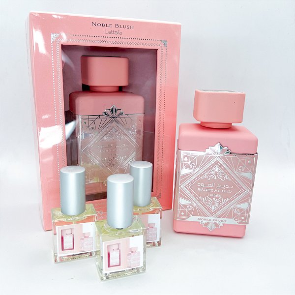 1086 - Decant 9ml Original - Bade'e Al Oud Noble Blush - Lattafa - Perfume Feminino - EAU de Parfum