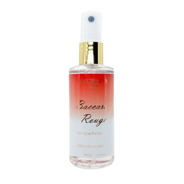 Perfume de Cabelo Baccarat Rouge - Secret's Hair - 60 ml