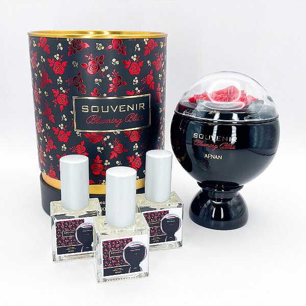 1138 - Decant 9ml Original - Souvenir Blooming Bliss - Afnan - Perfume Feminino - EAU de Parfum