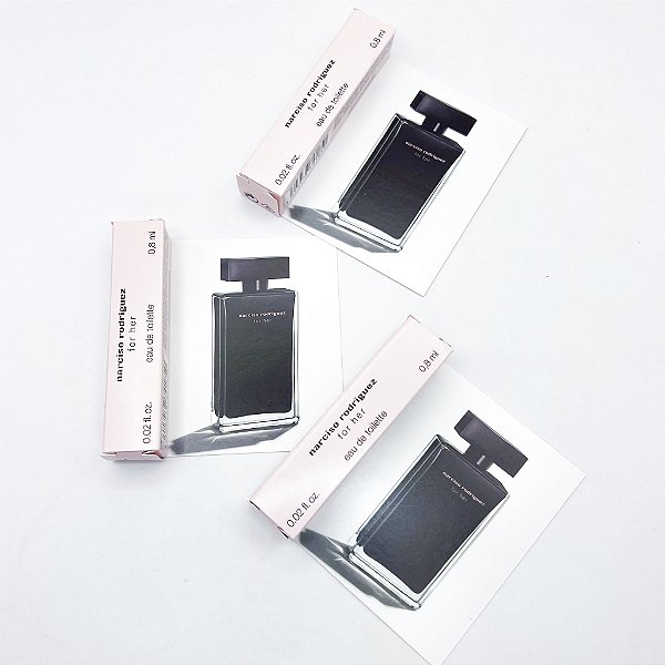 Flaconete Narciso Rodriguez For Her - Perfume Feminino - EDT - 0,8 ml - original