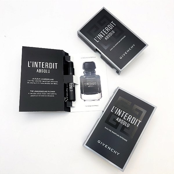 Flaconete L'Interdit Absolu -Givenchy - Perfume Ferminino - Eau de Parfum Intense - 1 ml - Original