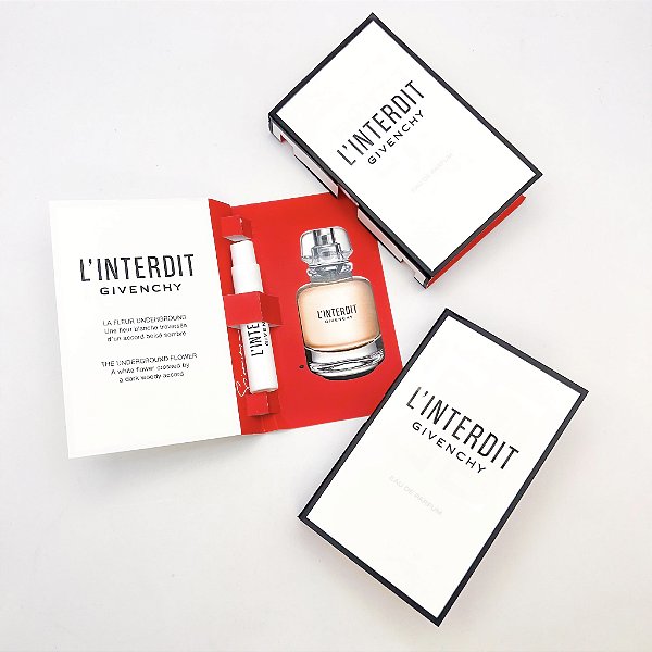 Flaconete L'Interdit -Givenchy - Perfume Ferminino - Eau de Parfum - 1 ml - Original