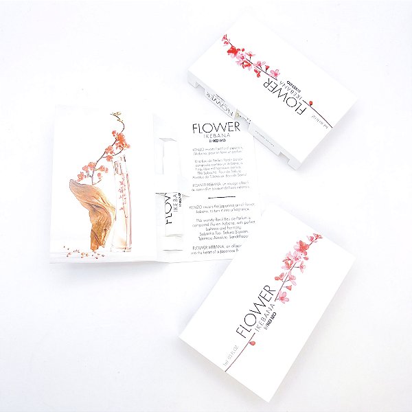 Flaconete Flower Ikebana Sakura - Kenzo - Perfume Ferminino - Eau de Parfum - 1 ml - Original