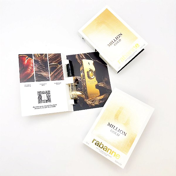 Flaconete Million Gold - Paco Rabanne - Perfume Masculino - Eau de Parfum Intense - 1.5 ml - Original