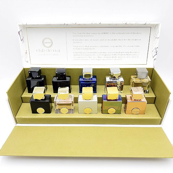 Kit Miniatura Club de Nuit - Armaf - 10 frascos de 5ml