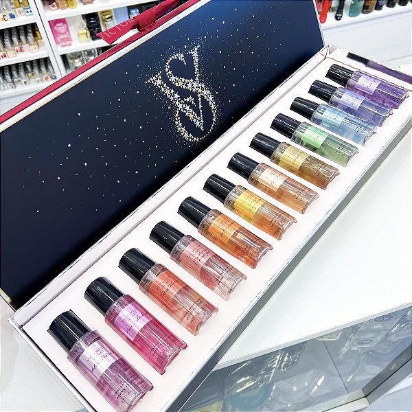 Kit com 12 Body Splash da Victoria's Secret - 75ml cada