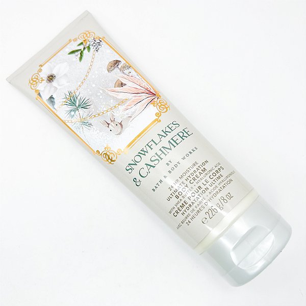 Creme Hidratante Snowflakes & Cashmere - Bath & Body Works - 226ml