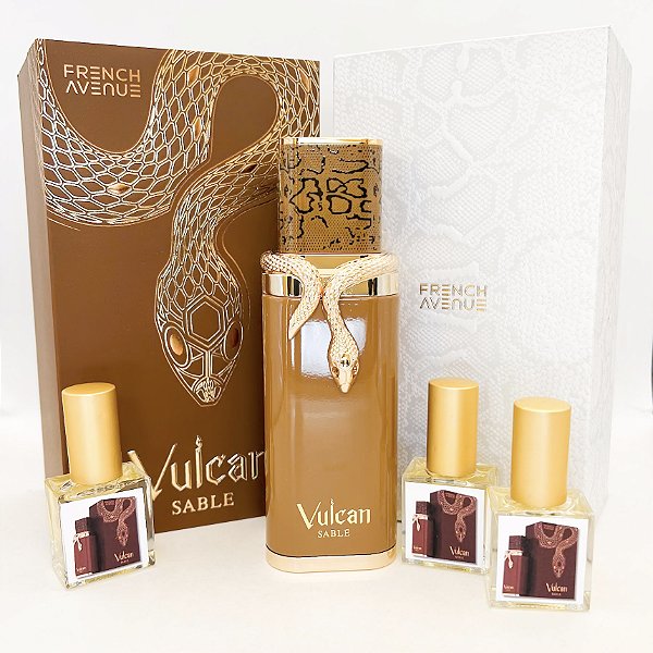 1340 - Decant 9ml Original - Vulcan Sable - French Avenue - Perfume Compartilhável - EAU de Parfum