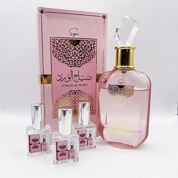 1346  - Decant 9ml Original - Sabah Al Ward Sugar - Al Wataniah - Perfume Feminino - EAU de Parfum