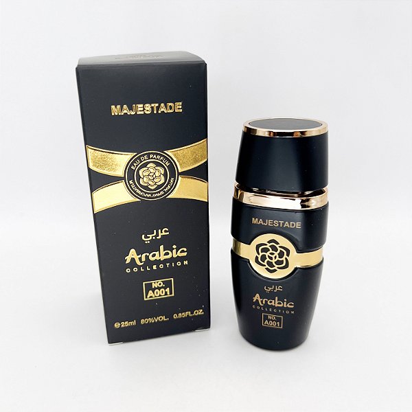 Perfume Majestade A001 - Arabic Collection - Perfume Masculino - 25ml