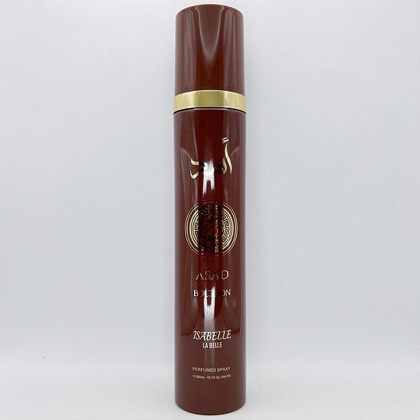 Body Splash Asad Bourbon - Isabelle La Belle - 300ml