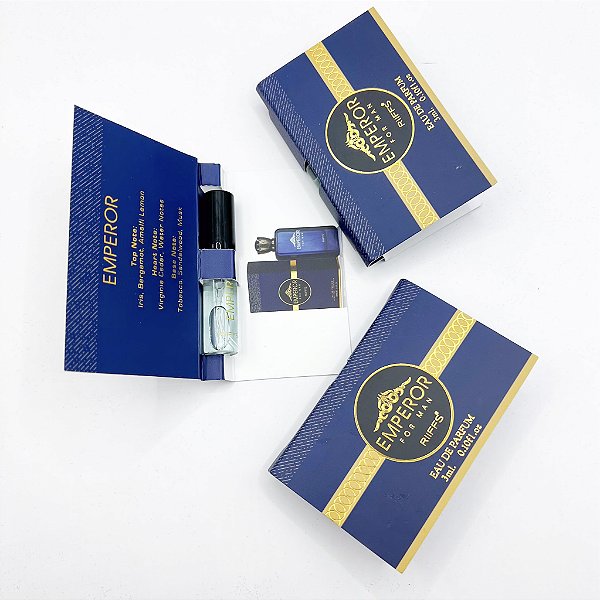 Flaconete Emperor For Man - Riffs - Eau de Parfum - Perfume Masculino - 3ml - Original
