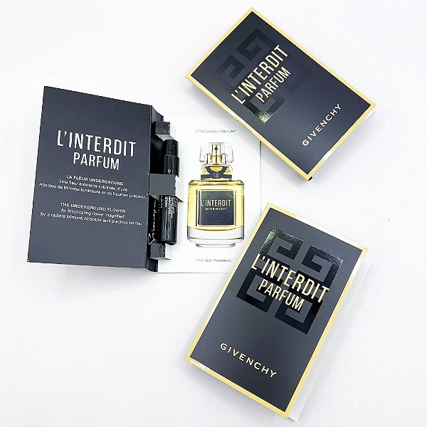 Flaconete L'Interdit Le Parfum - Givenchy - Le Nouveau Parfum - Perfume Feminino - 1ml - Original