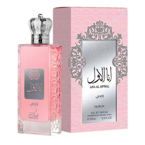 Perfume Ana Al Awwal Pink - Nusuk - Perfume Feminino - EAU de Parfum - 100ml