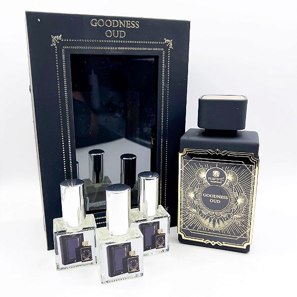 1353 - Decant 9ml Original - Goodness Oud Black - Riiffs - Perfume Masculino - EAU de Parfum