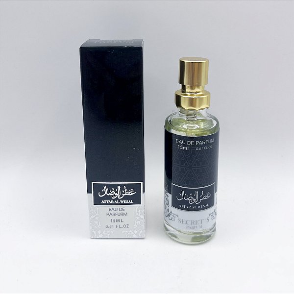 Perfume 15ml - Attar Al Wesal - Secret's Parfum - Perfume Masculino - EAU de Parfum