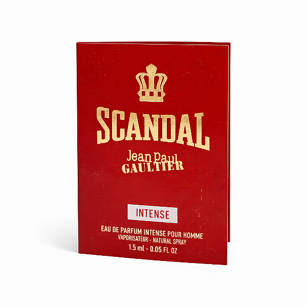 Flaconete Scandal Pour Homme Intense - Jean Paul Gaultier - Eau de Parfum Intense- Perfume Masculino - 1.5ml - Original