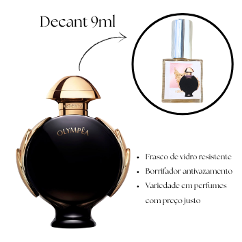 2011 - Decant 9ml Olympéa Parfum - Paco Rabanne - Perfume Feminino - Eau de Parfum