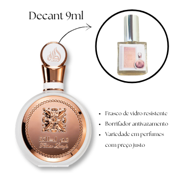 2018 - Decant 9ml Fakhar Rose - Lattafa - Perfume Feminino - Eau de Parfum