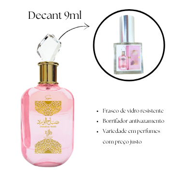 2021 - Decant 9ml Sabah Al Ward Sugar - Al Wataniah - Perfume Feminino - Eau de Parfum