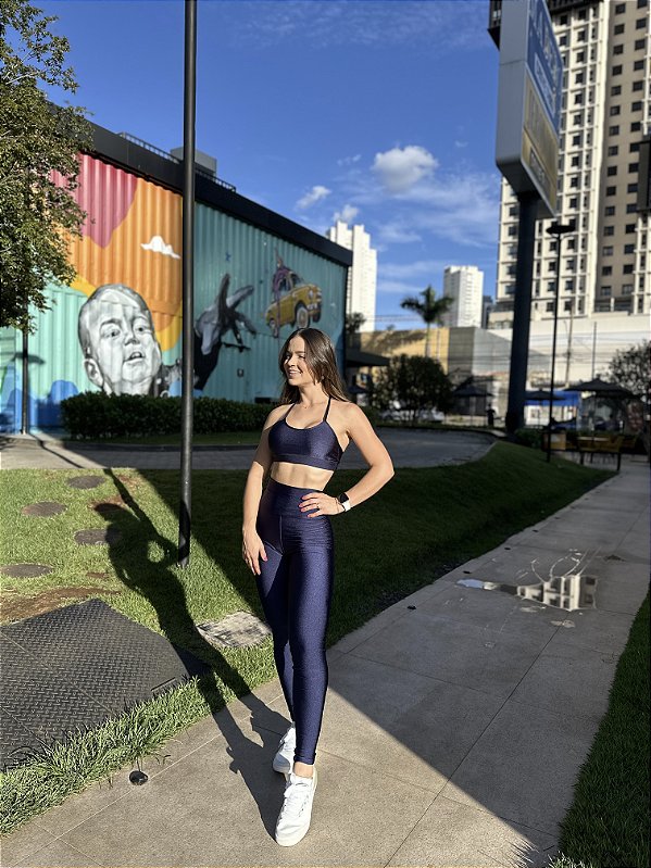 CALÇA LEGGING GLOW MARINHO