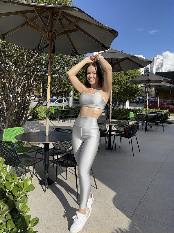 CALÇA LEGGING GLOW CROMO