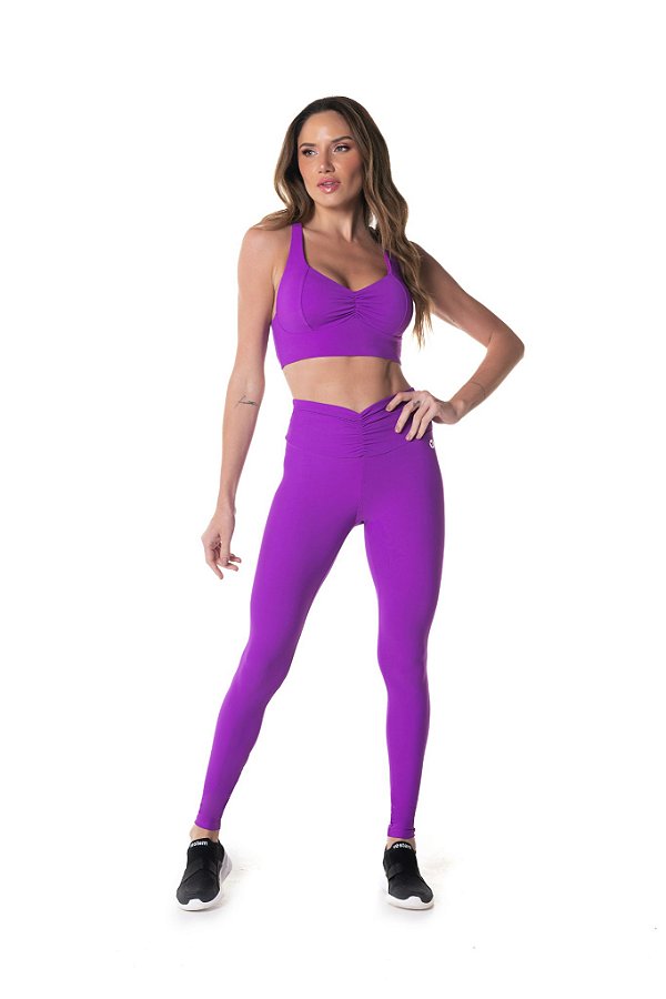 Legging Fuso Esmeralda Fuschia