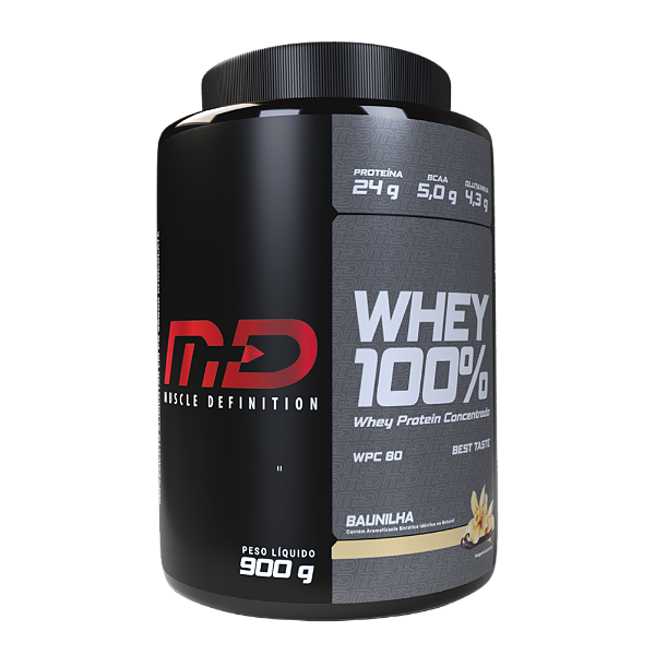 Whey 100% MD Baunilha 900g