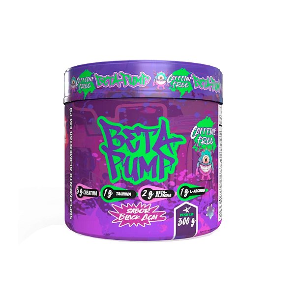 PRÉ-TREINO BETA PUMP - (300G) - BLACK AÇAÍ