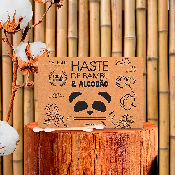 Hastes Flexíveis Bambu Valious Ákora 200 Unidades