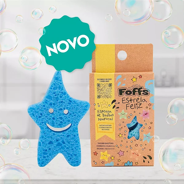 Esponja Estrela Feliz Foffs Ákora